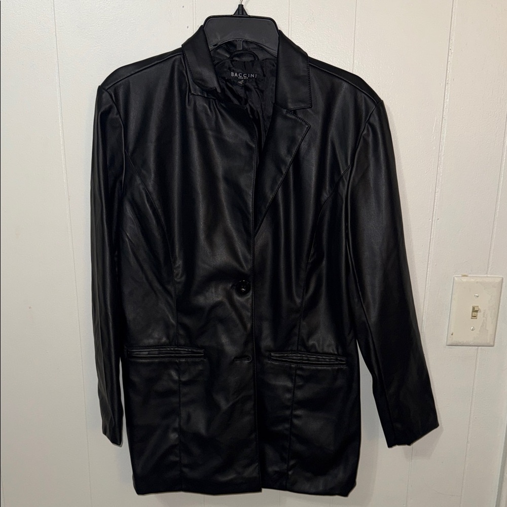 Baccini Women's Black Blazer Jacket